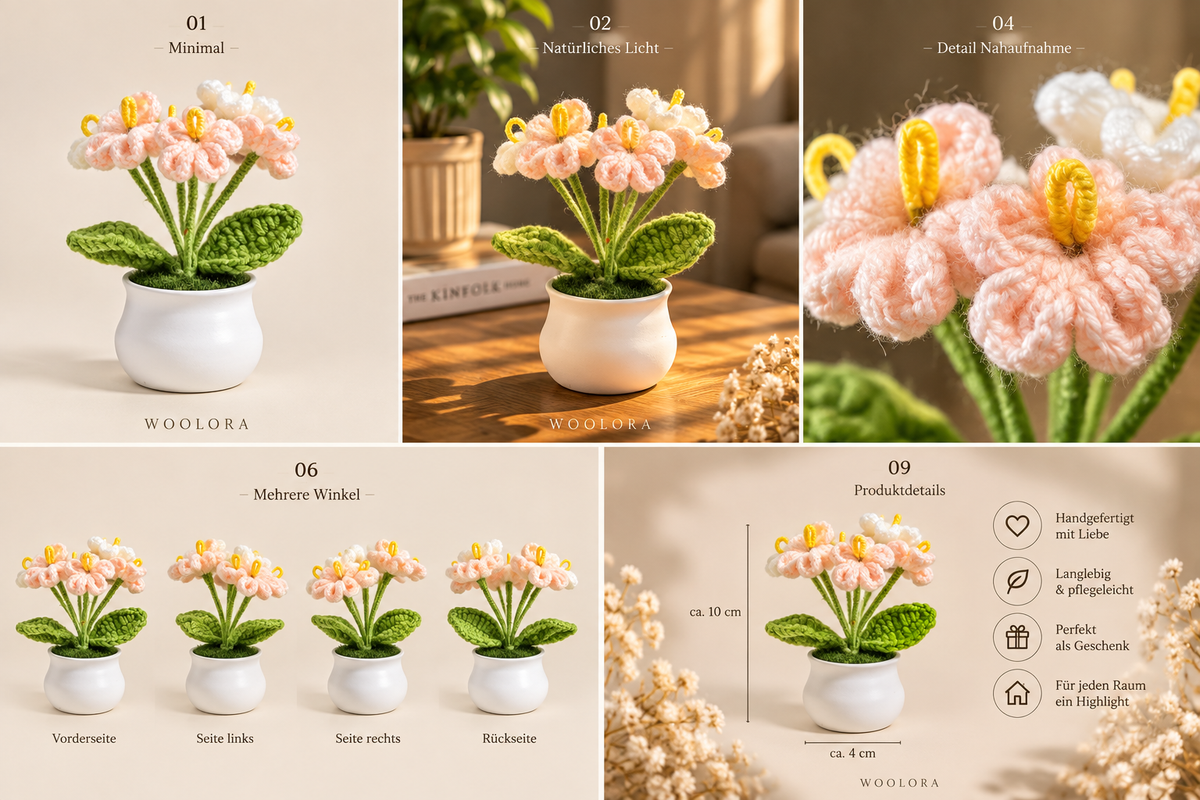 Bloom Pot – Primel Rosa & Weiß