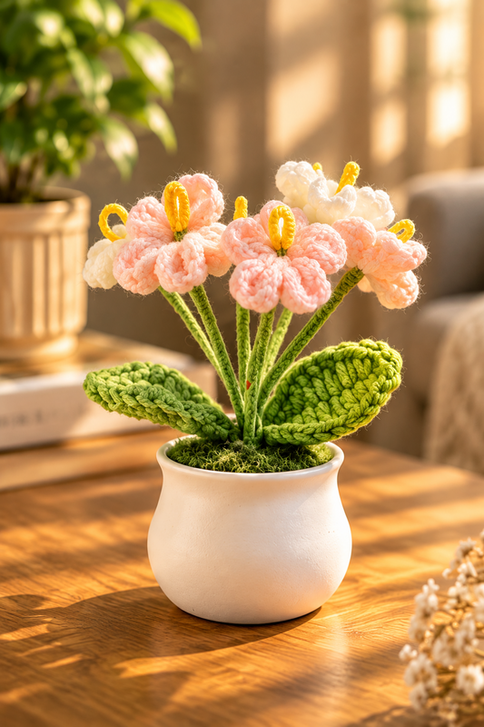 Bloom Pot – Primel Rosa & Weiß