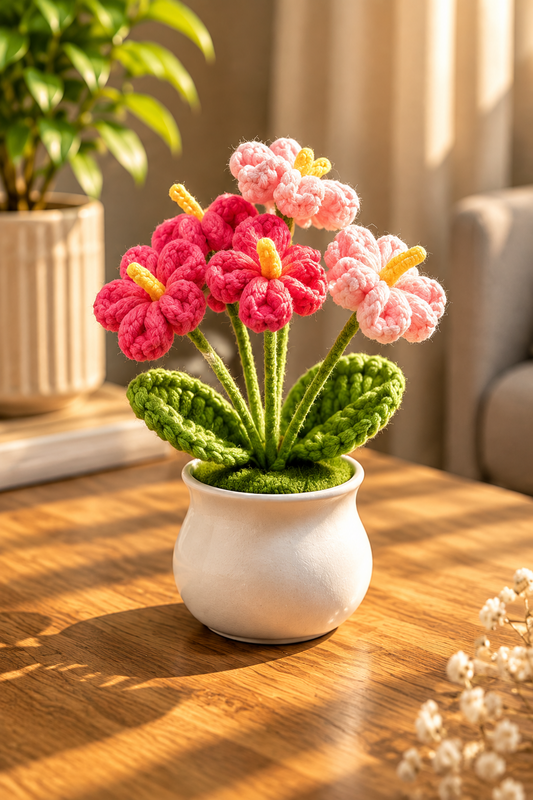 Bloom Pot – Hibiskus Rosa & Pink