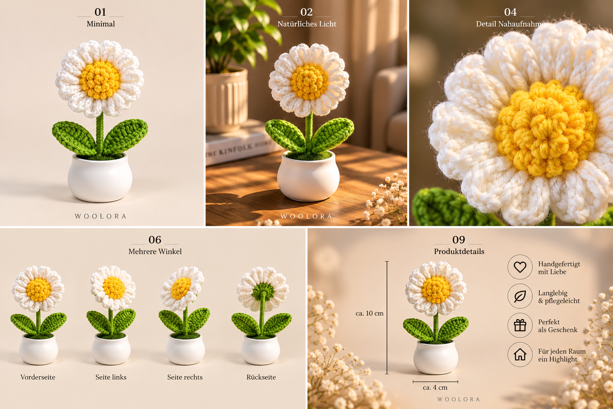 Bloom Pot – Margerite Weiß