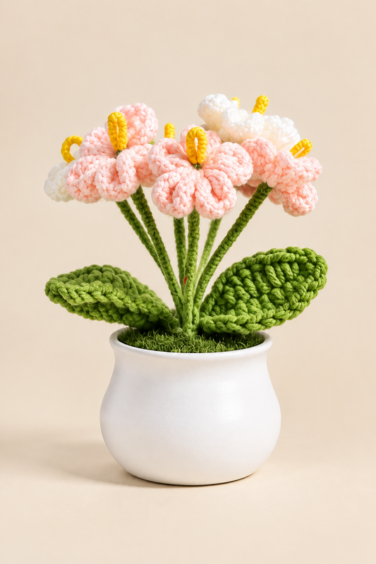 Bloom Pot – Primel Rosa & Weiß