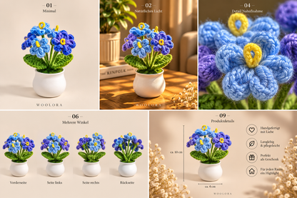 Bloom Pot – Vergissmeinnicht Blau & Violett