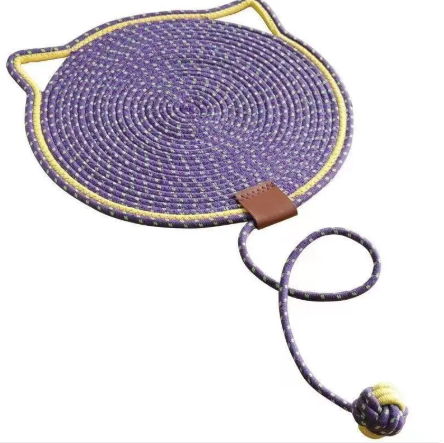Woven Cotton Scratching Mat for Cats