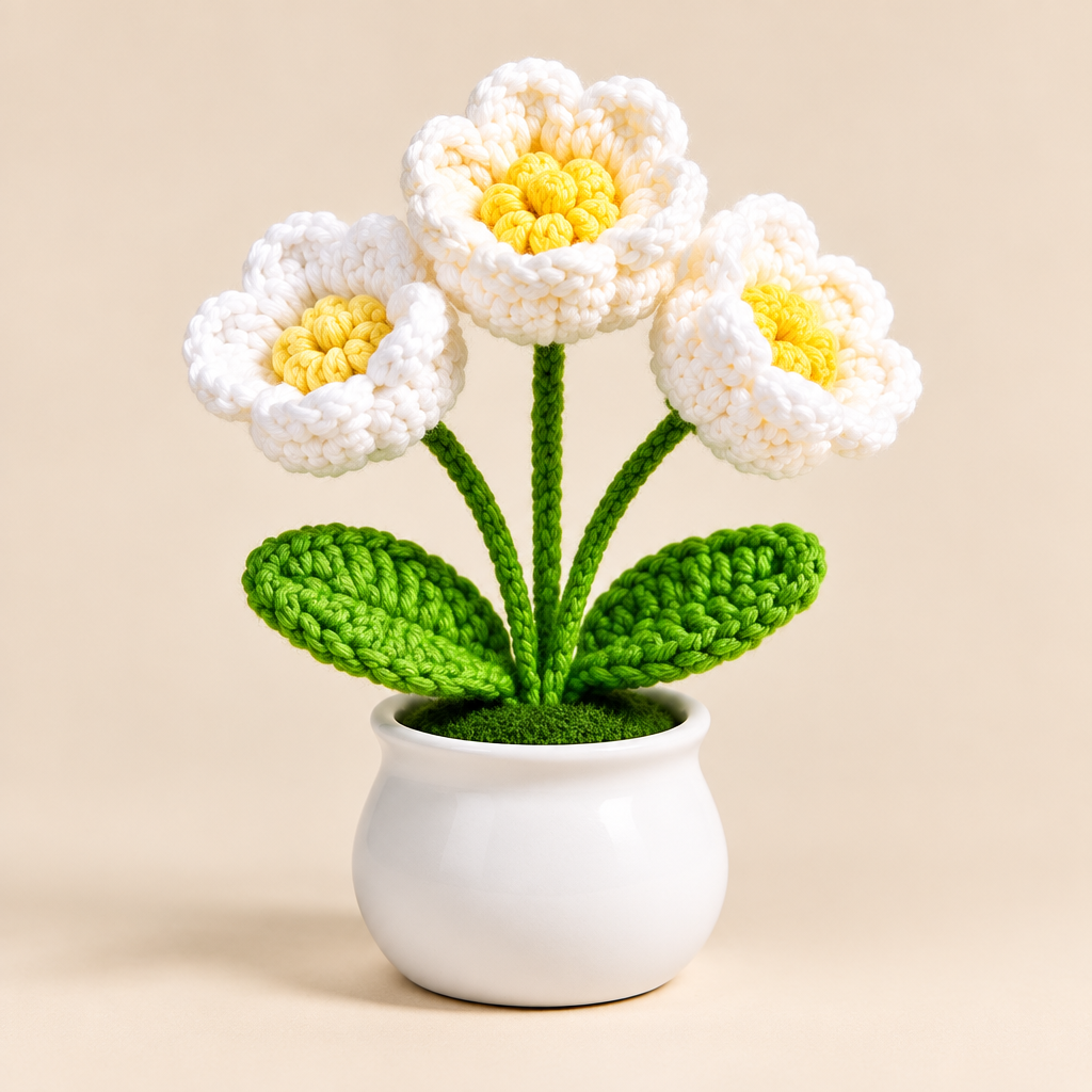 Bloom Pot – Mohnblume Weiß