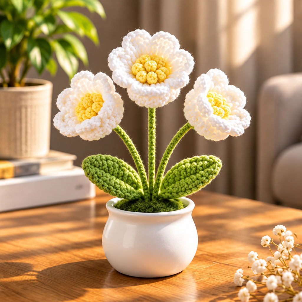 Bloom Pot – Mohnblume Weiß