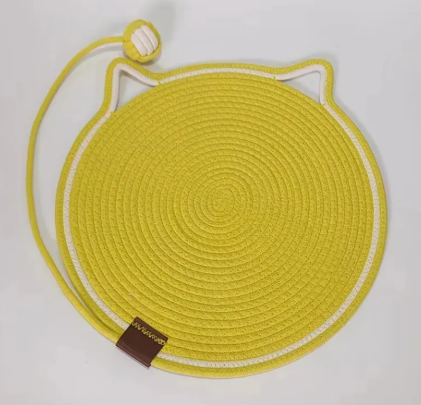 Woven Cotton Scratching Mat for Cats