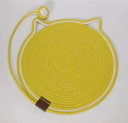 Woven Cotton Scratching Mat for Cats