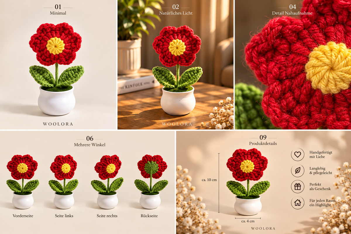 Bloom Pot – Mohnblume Rot