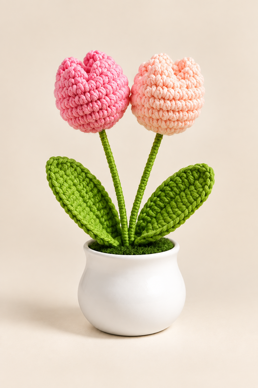 Bloom Pot – Rose Rosa & Creme