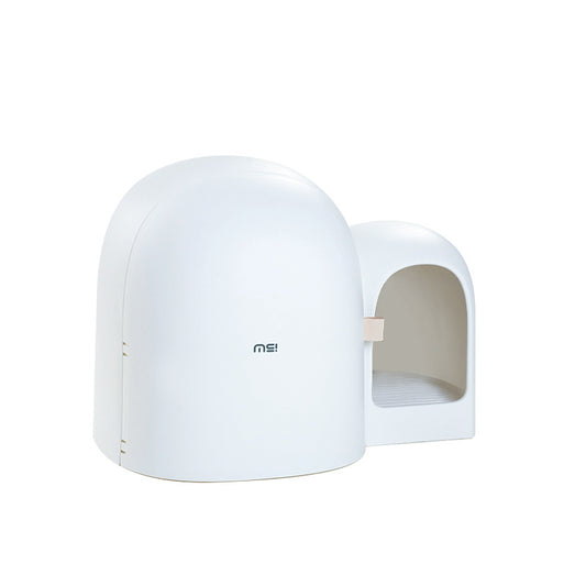 Closed Large Cat Litter Box with Odor Control